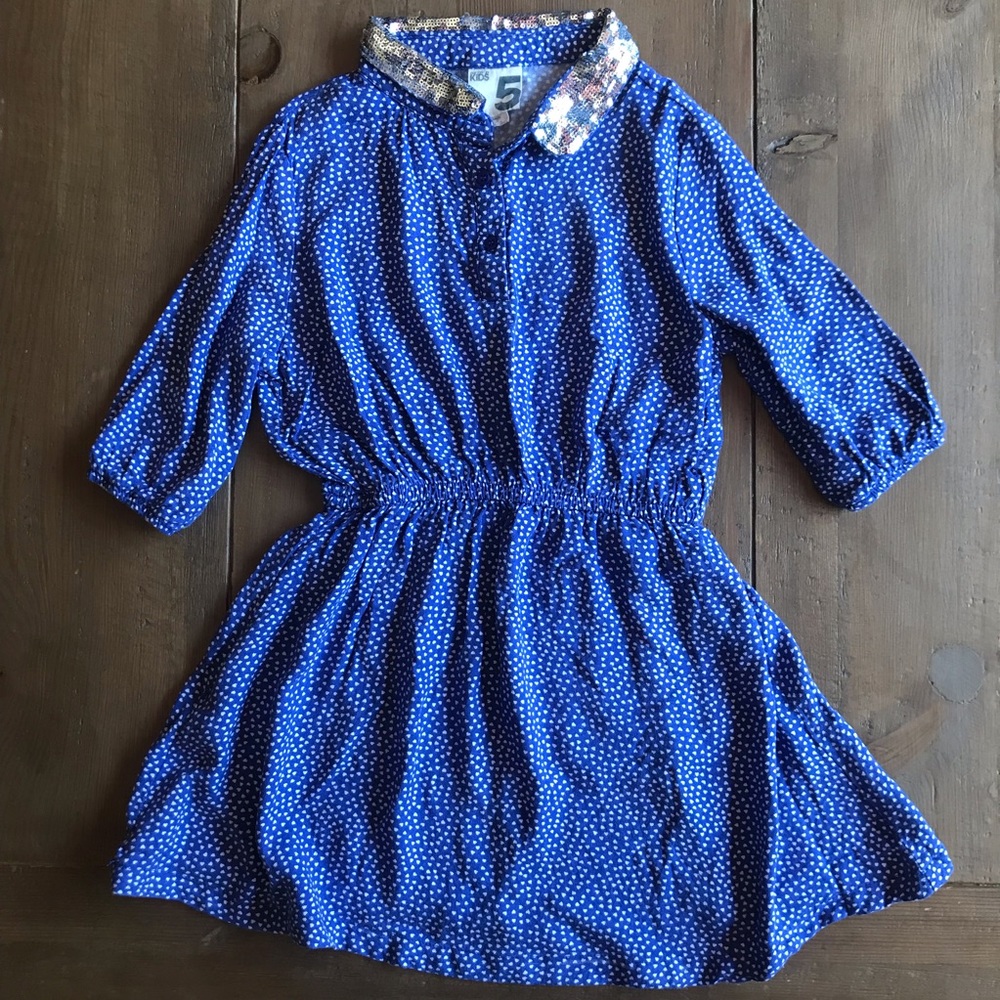 Cotton On blue dress 5T